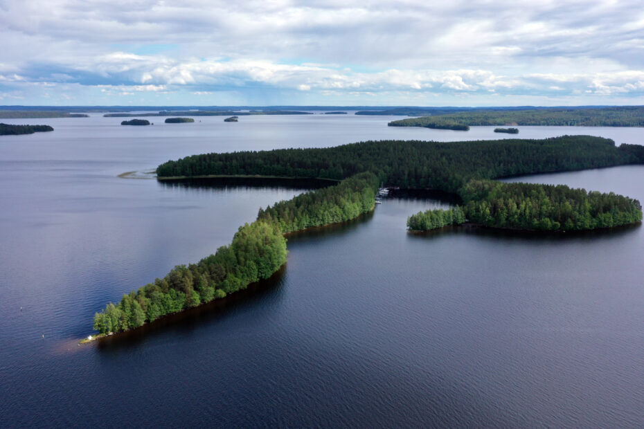 Ilmakuva saaresta.